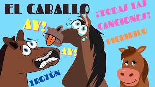 👉MIX DE LOS CABALLOS TROTÓN PICHIRILO Y El caballo camina🐴  canciones infantiles en español🇪🇸 [upl. by Nylirac]