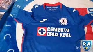 unboxing de la playera del campeonato de cruz azul [upl. by Etiuqram]