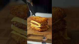 Worlds amazing Cheese Hash Brown ASMR 🤤🤩 WoW food cooking haasinch haasinch [upl. by Wagoner]