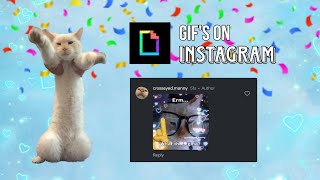 How to upload GIFs on Giphy and use on Instagram [upl. by Eilis]