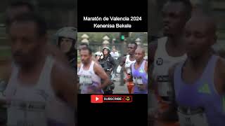 Maratón de valencia 2024 Kenenisa Bekele running bekele kenenisabekele 42kValencia [upl. by Suanne436]