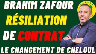 jsk Résiliation Contrat Brahim Zafour Et Le Changement De Cheloul A La Jsk 💛💚 [upl. by Ateval940]