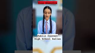 Speech by Tina MahatmaGandhi PCHS pchss pchschool pchssallan kk ketan reels viral PCS ks [upl. by Ehrman]