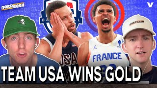 Olympic Final Reaction Can LeBron James amp USA WIN GOLD over Victor Wembanyama amp France  Nerd Sesh [upl. by Viens55]