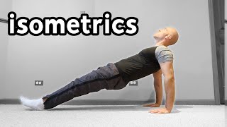 20 Isometric Exercises Anyone Can Do With No Equipment [upl. by Meerak45]