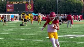 Scenes from USC’s Aug 8 practice [upl. by Swanhildas]