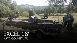 SOLD Used 2012 Excel 1860VCC F4 Shallow Water Center Console in Wimberley Texas [upl. by Malonis]