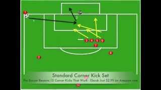 Professional Soccer Restarts15 Corner Kicks That Work [upl. by Hamil]