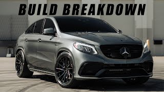 700 HP AMG GLE lowered on Vossen Wheels 4K [upl. by Rugg]