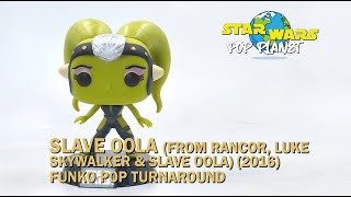 Slave Oola Rancor with Luke Skywalker amp Slave Oola 3Pack 2016  Star Wars Funko Pop Turnaround [upl. by Adlev]