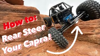 How To 4 Wheel Steer an Axial Capra [upl. by Whitney]