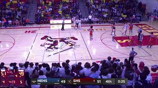 Schaumburg High vs Hoffman Estates High School Varsity Mens Basketball [upl. by Annohsat]