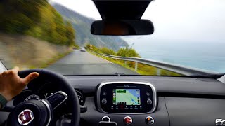 Driving 4k Italy from Manarola to Riomaggiore Cinque Terre 4k60fps HDR [upl. by Luke]