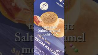 Salted Caramel Mochi🍡 youtube shorts foodasmr [upl. by Iegres]