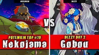 GGST  Nekojama Potemkin VS Gobou Dizzy  Guilty Gear Strive High level gameplay [upl. by Oralie]