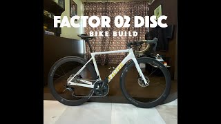 Road Bike build Factor 02 Disc with Black Inc components amp Ultegra R8000 mechanical 13th Sep21 [upl. by Festa]