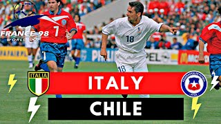 Italy vs Chile 22 All Goals amp Highlights  1998 World Cup [upl. by Sam]