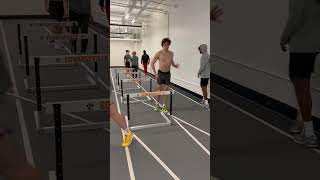 Working on Lead Leg Skips Hurdle Drills [upl. by Bigg]