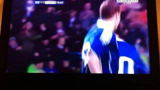 Chris Maguire 50 yard goal against Iceland 11102010 [upl. by Brande]