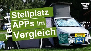 Die BESTEN Stellplatz APPs für Wohnmobile  Der VERGLEICH  Teil 1 [upl. by Beeson]