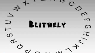 How to Say or Pronounce Blithely [upl. by Rabjohn559]