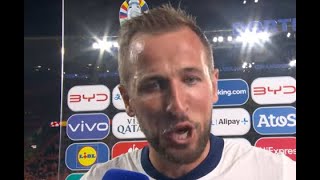 Harry Kane Post Match interview Netherlands vs England 12 [upl. by Nauquf]