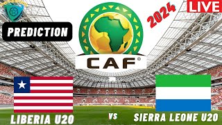 Liberia vs Sierra Leone Live Stream CAF U20 Africa Nations Cup 2025 Qualifier Commentary Score [upl. by Bury]