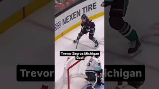 Trevor Zegras Michigan Goal [upl. by Milks6]