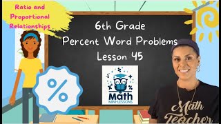 Percent Word Problems [upl. by Salem]