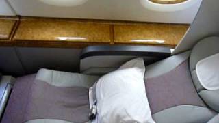 Emirates A380 Business Class SeatBed [upl. by Limak908]