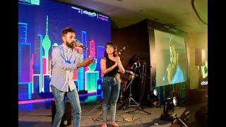 KaluMalli rapping Deviyange Bare at Social Media Day Colombo 2017 on request [upl. by Dranoel934]