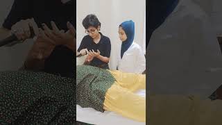 Using Ultrasound Therapy On Wrist  Hand Dr Disha Raj  PhysioNoor [upl. by Anytsirhc]