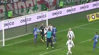 LECHLEGIA bójka po rzucie karnym 22102016 [upl. by Airtap]