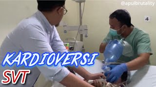 Kardioversi SVT  Cardioversion  Supraventricular Tachycardia [upl. by Birdie]