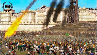 Siege of Constantinople  Ottoman Empire vs Romans  Epic Cinematic Total War Battle [upl. by Eibrab820]