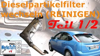 ►Ford Focus◄ DieselPartikelfilter wechseln Teil 12 Replace DPF Part 12 ◢WERKSTATTTV◣ [upl. by Peer]