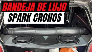 BANDEJA de LUJO chevrolet SPARK cronos [upl. by Magnus]