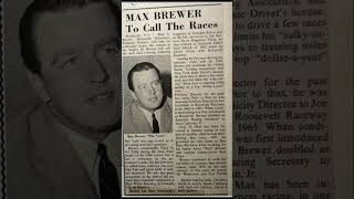 Monticello Raceway Tribute To Track Announcer Max Brewer [upl. by Quincy]