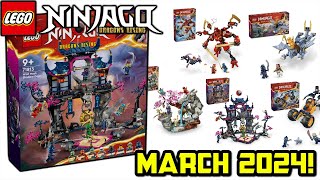 LEGO Ninjago March 2024 Sets Revealed 🐲 Ninjago Dragons Rising Season 2 News [upl. by Nossila52]