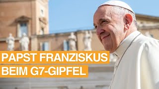 Papst Franziskus beim G7Gipfel – 14062024 [upl. by Ilak]