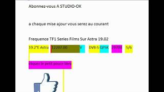 Frequence TF1 Series Films Sur Astra 19 02 [upl. by Feltie]