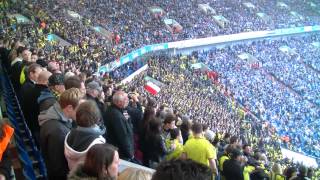 Stimmung Turnhalle Gästeblock GE vs BVB 12 Borussia Dortmund Revierderby Derbysieger 2012 [upl. by Mur107]