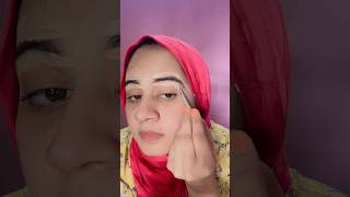 How to draw Unplucked Eye Brows  Eye Brow Tutorial  Make up hacks [upl. by Saiff]