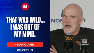 Dan Quinn ELATED after MIRACULOUS win over Bears in final seconds  Press Conference [upl. by Maer]