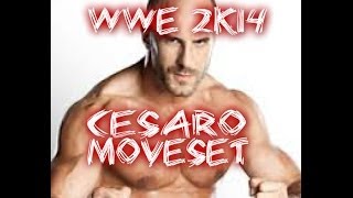 WWE 2K14 Cesaro Updated Moveset [upl. by Maryjo]