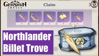 Northlander Billet Trove  Usage Guide  Genshin Impact [upl. by Blythe62]