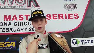 Bruno Priam Parolin Motorsport – Parolin – TM Kart WSK Super Master Series 2024 R2 Cremona MINI [upl. by Colan606]