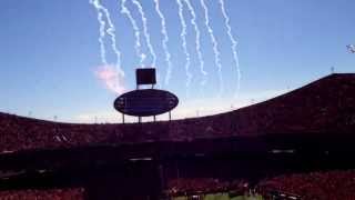 Arrowhead Stadium 49 plane flyover [upl. by Eseer]