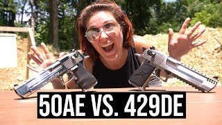 50AE vs 429DE  Desert Eagles at 10000 FPS Slow Mo [upl. by Paluas]