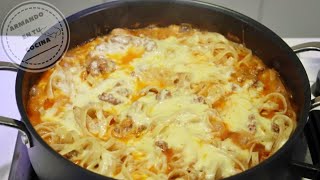 ¡Olvídate de todas las recetas ¡Prepara este plato de pasta con Carne y te sorprenderá [upl. by Onairotciv345]